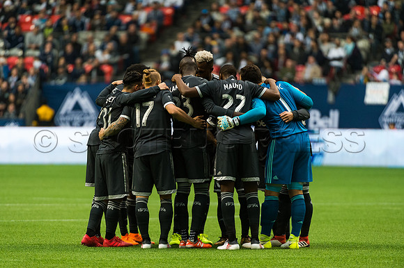 Vancouver Whitecaps win 2018 season opener against Montreal Impact at BC Place Stadium with record crowd.