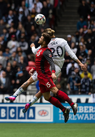 Vancouver Whitecaps lose to Toronto FC, 2-0, March 18, 2017