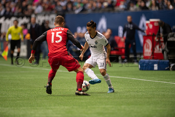 Vancouver Whitecaps lose to Toronto FC, 2-0, March 18, 2017
