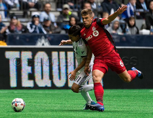 Vancouver Whitecaps lose to Toronto FC, 2-0, March 18, 2017
