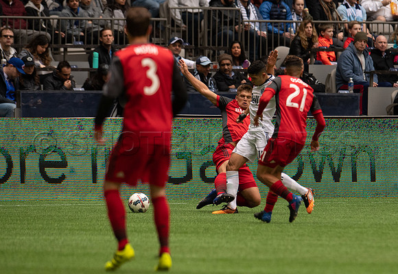 Vancouver Whitecaps lose to Toronto FC, 2-0, March 18, 2017