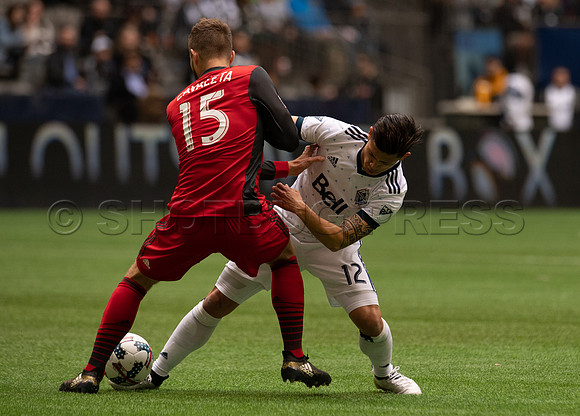 Vancouver Whitecaps lose to Toronto FC, 2-0, March 18, 2017