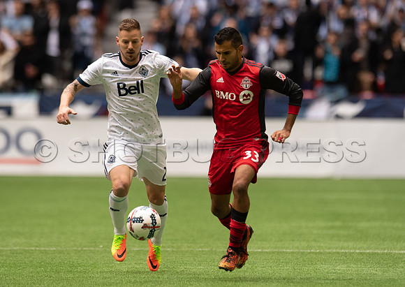 Vancouver Whitecaps lose to Toronto FC, 2-0, March 18, 2017