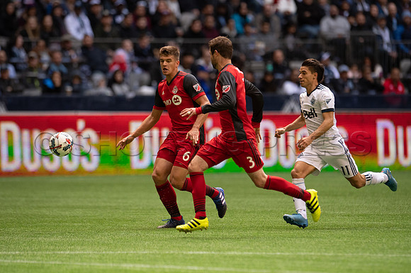 Vancouver Whitecaps lose to Toronto FC, 2-0, March 18, 2017