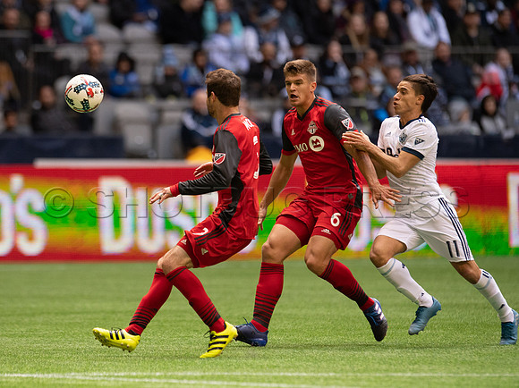 Vancouver Whitecaps lose to Toronto FC, 2-0, March 18, 2017