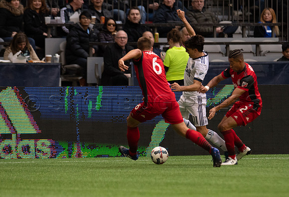 Vancouver Whitecaps lose to Toronto FC, 2-0, March 18, 2017
