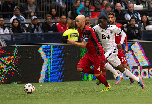 Vancouver Whitecaps lose to Toronto FC, 2-0, March 18, 2017
