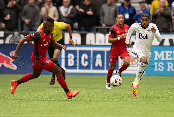 Vancouver Whitecaps lose to Toronto FC, 2-0, March 18, 2017