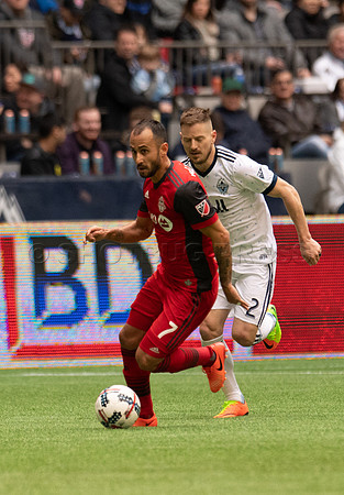Vancouver Whitecaps lose to Toronto FC, 2-0, March 18, 2017