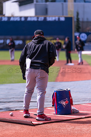 Tue, Apr. 5, 2022 The Vancouver Canadians held practice today at Nat Bailey Stadium