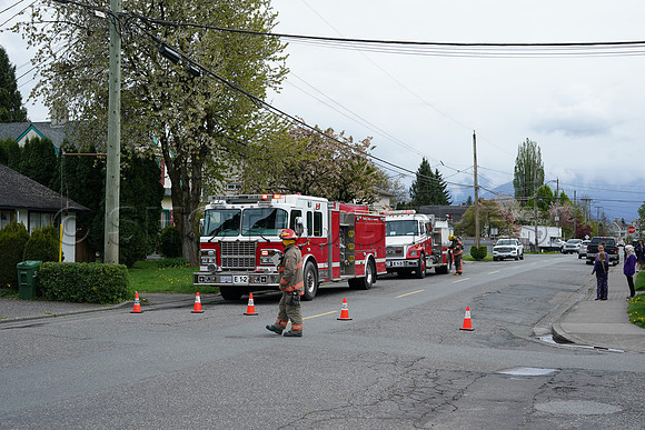 House fire at 9708 Carbould in Chilliwack  April 25, 2021