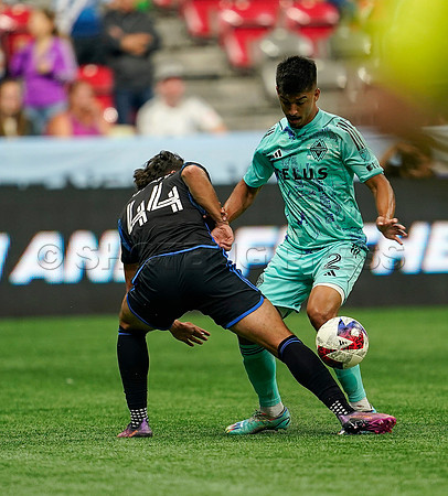 Wes Shaw San Jose Earthquakes at Vancouver FC  20230820 -40926