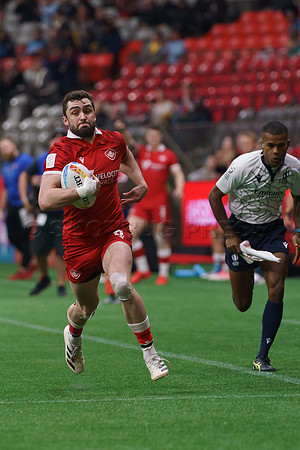 Sunday April 17, 2022, Highlights of the Canada Sevens Rugby at BC Place
