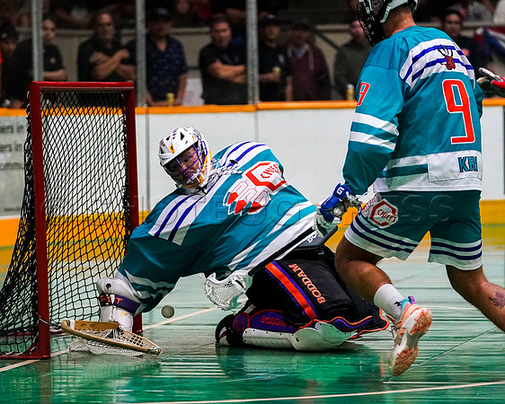 Wes Shaw Six Nations Chiefs at New Westminster Salmonbellies Game #4  20230912 -50507