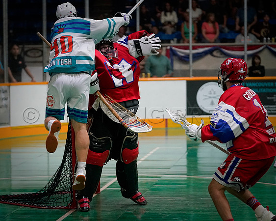 Wes Shaw Six Nations Chiefs at New Westminster Salmonbellies Game #5  20230913 -52373