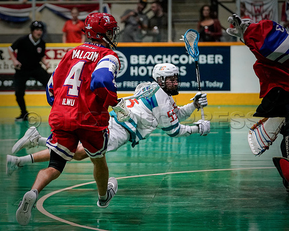 Wes Shaw Six Nations Chiefs at New Westminster Salmonbellies Game #5  20230913 -53505