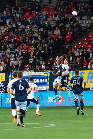 Sat, April 2, 2022 The Vancouver Whitecaps FC clinch a 1-0 win over Sporting Kansas City in Vancouver.