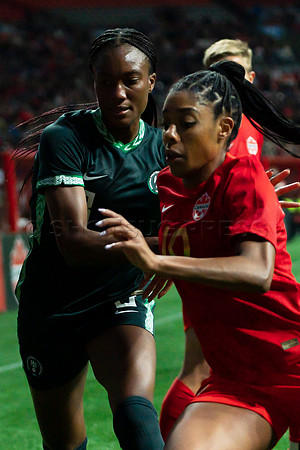 Canada’s Women’s National Soccer Team celebrated 2-0 Olympic Gold win over Nigeria in Vancouver, Canada