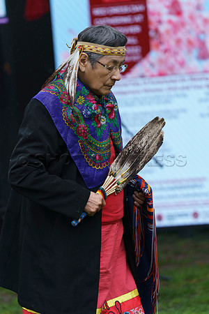 Thurs, May 5, 2022 Red Dress Day in support of missing and murdered Indigenous women.