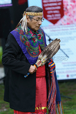 Thurs, May 5, 2022 Red Dress Day in support of missing and murdered Indigenous women.