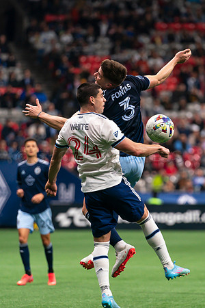 Sat, April 2, 2022 The Vancouver Whitecaps FC clinch a 1-0 win over Sporting Kansas City in Vancouver.