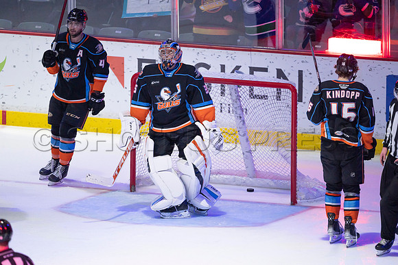 Abbotsford Canucks defeat San Diego Gulls 4-2 on Sunday, Jan 23, 2022 at Abbotsford Centre.