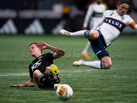 Wes Shaw DC United and Vancouver FC tie game at 2-2  20230930 -70773
