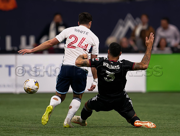 Wes Shaw DC United and Vancouver FC tie game at 2-2  20230930 -70804