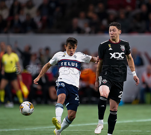 Wes Shaw DC United and Vancouver FC tie game at 2-2  20230930 -70886