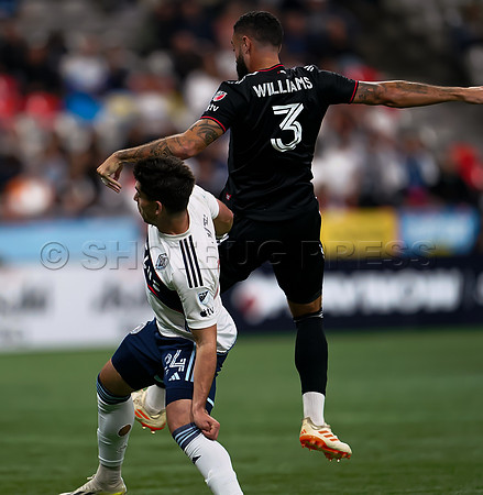 Wes Shaw DC United and Vancouver FC tie game at 2-2  20230930 -70910