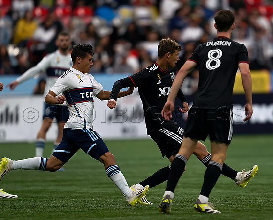 Wes Shaw DC United and Vancouver FC tie game at 2-2  20230930 -70913