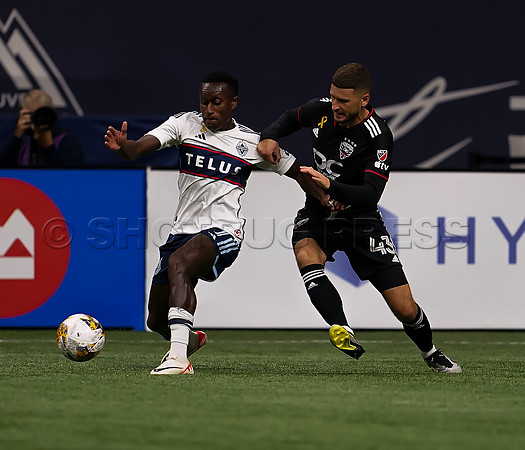 Wes Shaw DC United and Vancouver FC tie game at 2-2  20230930 -71111