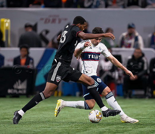 Wes Shaw DC United and Vancouver FC tie game at 2-2  20230930 -71179