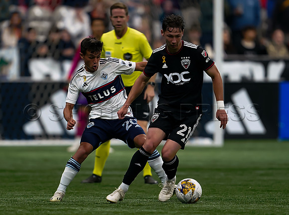 Wes Shaw DC United and Vancouver FC tie game at 2-2  20230930 -71265