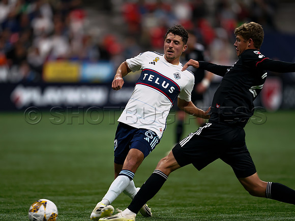 Wes Shaw DC United and Vancouver FC tie game at 2-2  20230930 -71294