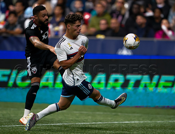 Wes Shaw DC United and Vancouver FC tie game at 2-2  20230930 -71322