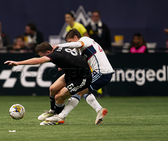 Wes Shaw DC United and Vancouver FC tie game at 2-2  20230930 -71396