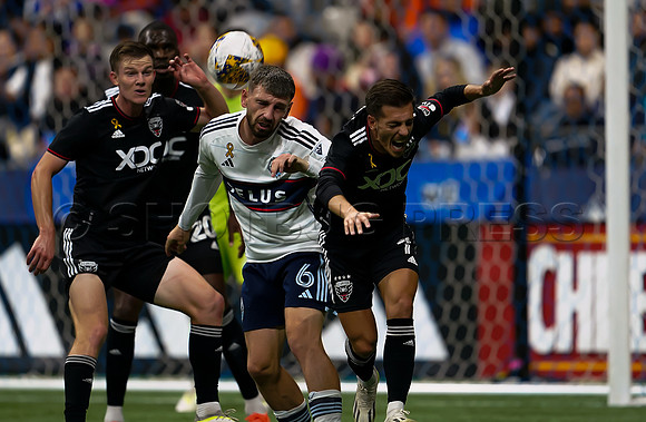 Wes Shaw DC United and Vancouver FC tie game at 2-2  20230930 -71425