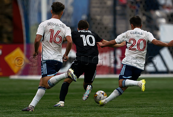 Wes Shaw DC United and Vancouver FC tie game at 2-2  20230930 -71567