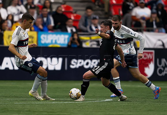 Wes Shaw DC United and Vancouver FC tie game at 2-2  20230930 -71643
