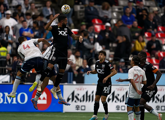 Wes Shaw DC United and Vancouver FC tie game at 2-2  20230930 -71830