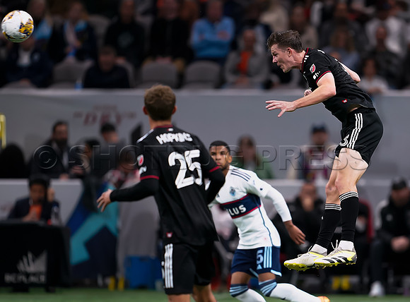 Wes Shaw DC United and Vancouver FC tie game at 2-2  20230930 -71831