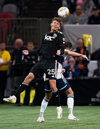 Wes Shaw DC United and Vancouver FC tie game at 2-2  20230930 -71860