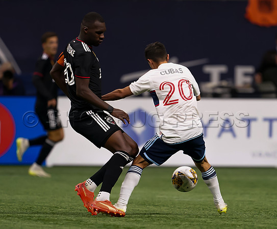 Wes Shaw DC United and Vancouver FC tie game at 2-2  20230930 -71898