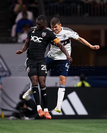 Wes Shaw DC United and Vancouver FC tie game at 2-2  20230930 -72293