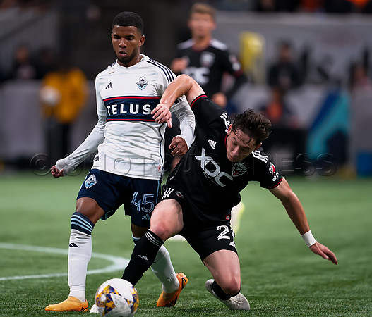 Wes Shaw DC United and Vancouver FC tie game at 2-2  20230930 -72383