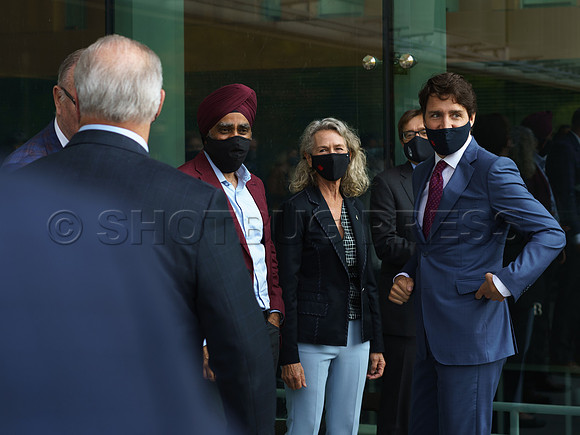 PM Justin Trudeau in Surrey to announce a 1.3 Billion Dollar fund for new Skytrain to Langley