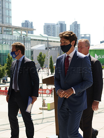 PM Justin Trudeau in Surrey to announce a 1.3 Billion Dollar fund for new Skytrain to Langley