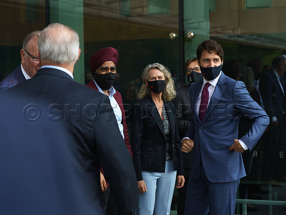 PM Justin Trudeau in Surrey to announce a 1.3 Billion Dollar fund for new Skytrain to Langley