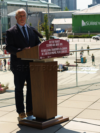 PM Justin Trudeau in Surrey to announce a 1.3 Billion Dollar fund for new Skytrain to Langley